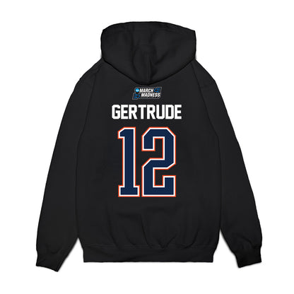 Virginia - NCAA Men's Basketball : Elijah Gertrude - NCAA® March Madness® 2026 Premium Hooded Sweatshirt-1