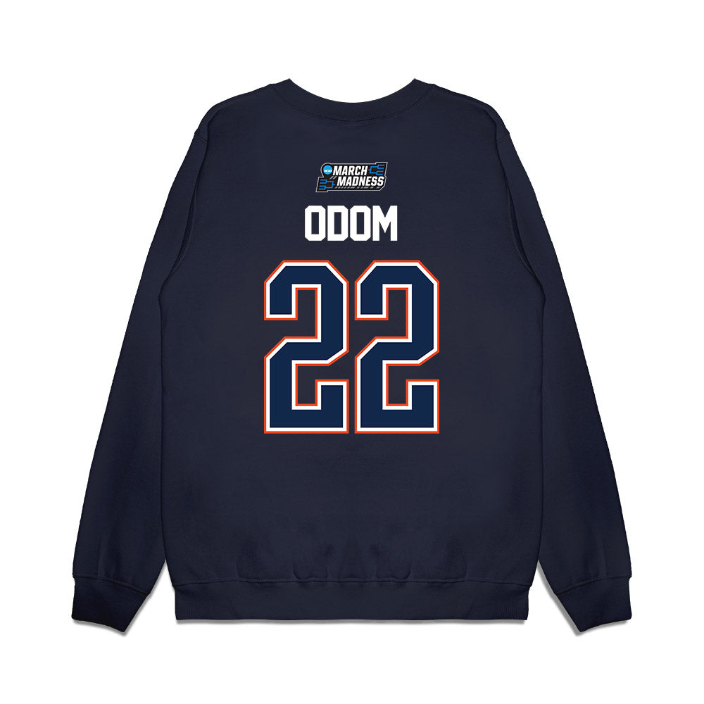 Virginia - NCAA Men's Basketball : Owen Odom - NCAA® March Madness® 2026 Premium Crewneck Sweatshirt-1