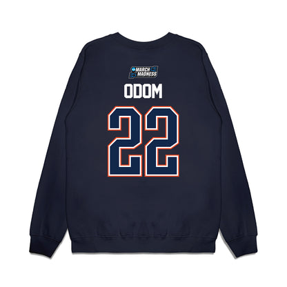 Virginia - NCAA Men's Basketball : Owen Odom - NCAA® March Madness® 2026 Premium Crewneck Sweatshirt-1