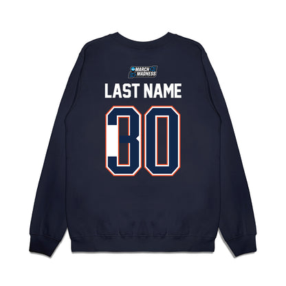 Virginia - NCAA Men's Basketball : Dallin Hall - NCAA® March Madness® 2026 Premium Crewneck Sweatshirt-1