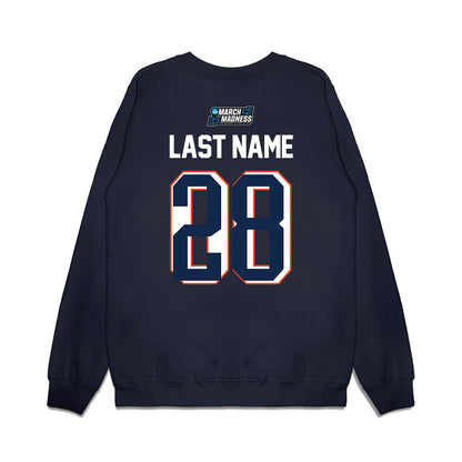 Virginia - NCAA Men's Basketball : Thijs De Ridder - NCAA® March Madness® 2026 Premium Crewneck Sweatshirt-1