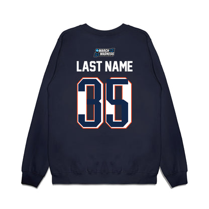 Virginia - NCAA Men's Basketball : Carter Lang - NCAA® March Madness® 2026 Premium Crewneck Sweatshirt-1