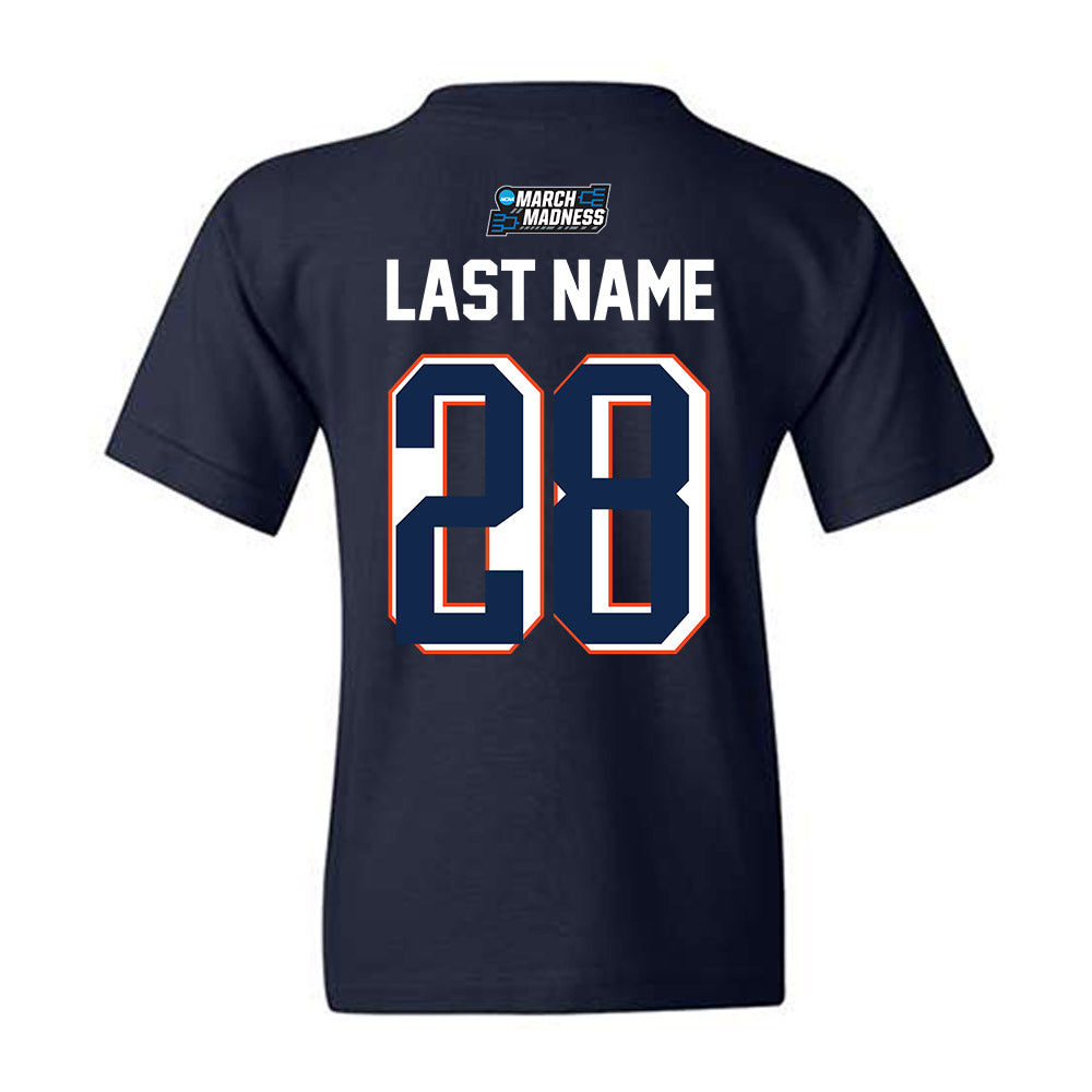 Virginia - NCAA Men's Basketball : Thijs De Ridder - NCAA® March Madness® 2026 Youth T-Shirt-1