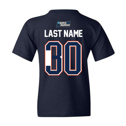 Virginia - NCAA Men's Basketball : Dallin Hall - NCAA® March Madness® 2026 Youth T-Shirt-1