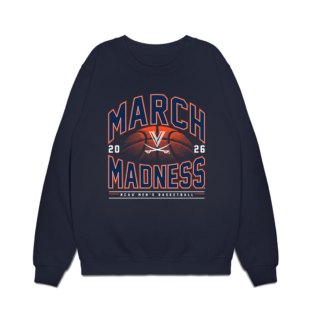 Virginia - NCAA Men's Basketball : Elijah Gertrude - NCAA® March Madness® 2026 Premium Crewneck Sweatshirt-0