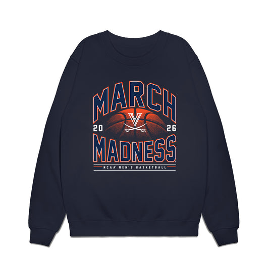 Virginia - NCAA Men's Basketball : Dallin Hall - NCAA® March Madness® 2026 Premium Crewneck Sweatshirt-0