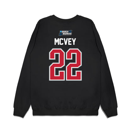 Georgia - NCAA Men's Basketball : Jackson McVey - NCAA® March Madness® 2026 Premium Crewneck Sweatshirt-1