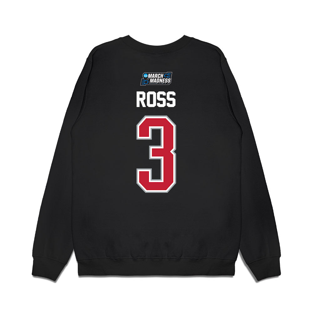 Georgia - NCAA Men's Basketball : Jordan Ross - NCAA® March Madness® 2026 Premium Crewneck Sweatshirt-1