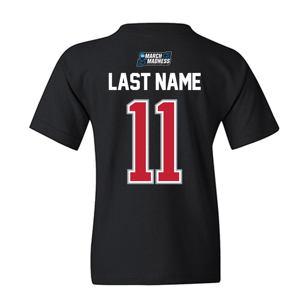 Georgia - NCAA Men's Basketball : dylan james - NCAA® March Madness® 2026 Youth T-Shirt-1