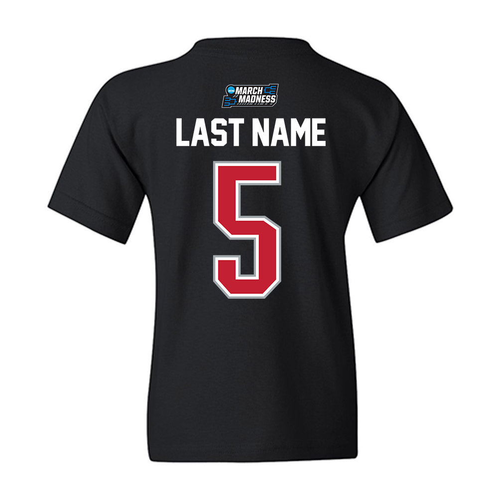 Georgia - NCAA Men's Basketball : Jeremiah Wilkinson - NCAA® March Madness® 2026 Youth T-Shirt-1