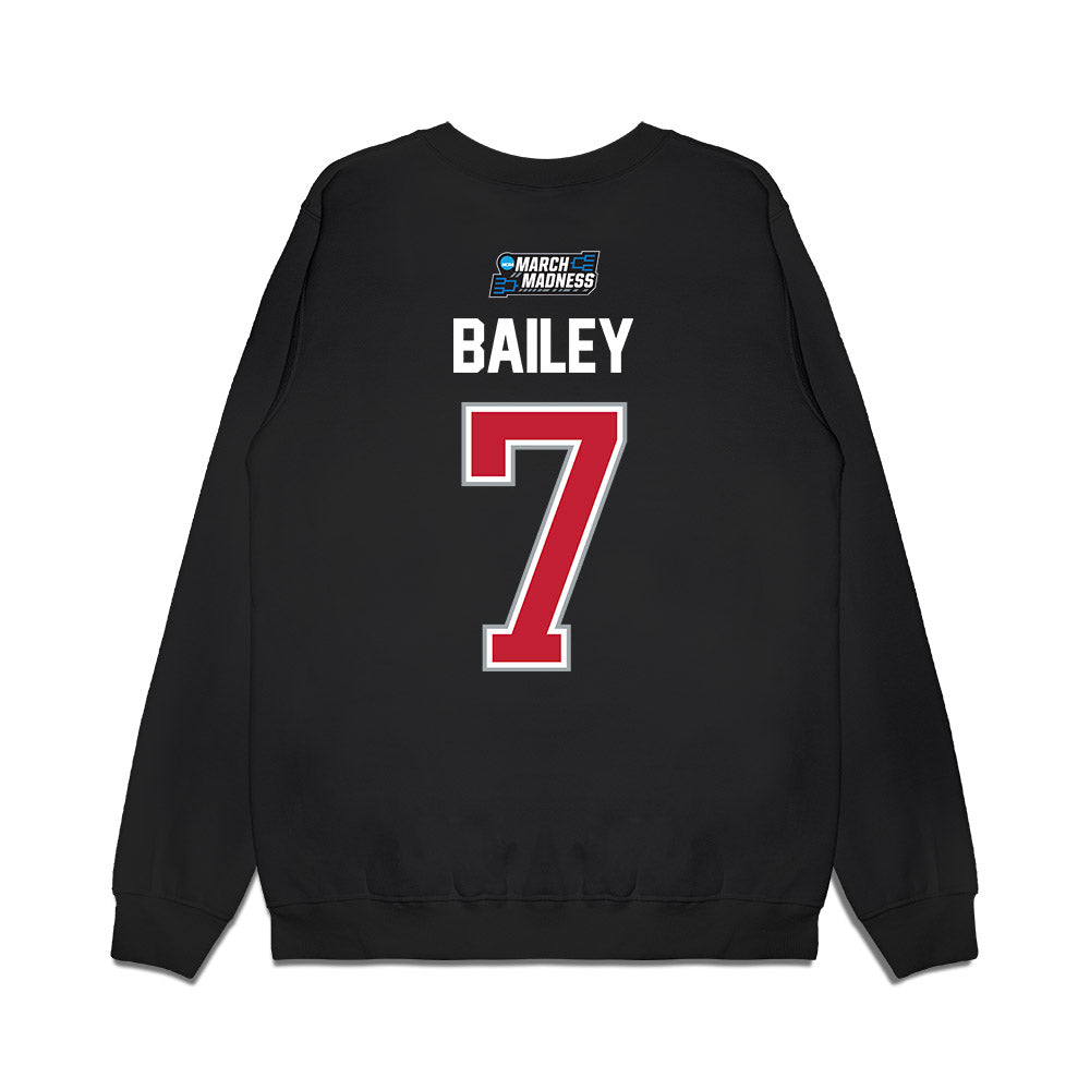 Georgia - NCAA Men's Basketball : Justin Bailey - NCAA® March Madness® 2026 Premium Crewneck Sweatshirt-1