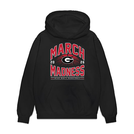 Georgia - NCAA Men's Basketball : Justin Bailey - NCAA® March Madness® 2026 Premium Hooded Sweatshirt-0