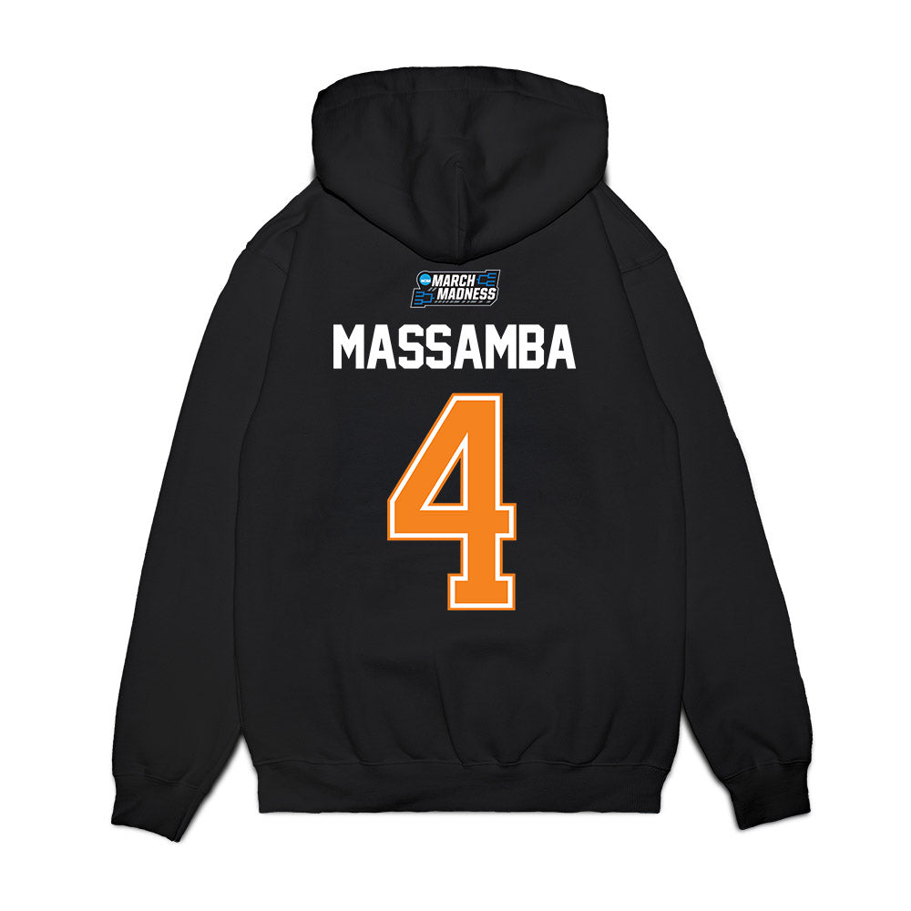 Tennessee - NCAA Men's Basketball : Clarence Massamba - March Madness Shersey Premium Hooded Sweatshirt-1