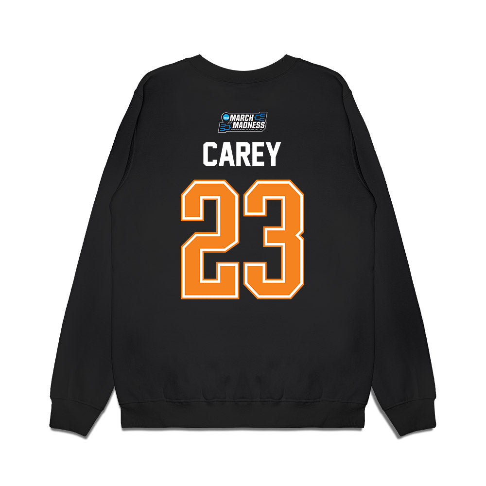 Tennessee - NCAA Men's Basketball : Jaylen Carey - March Madness Shersey Premium Crewneck Sweatshirt-1
