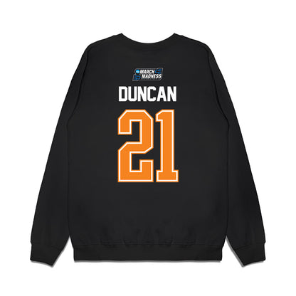 Tennessee - NCAA Men's Basketball : Campbell Duncan - March Madness Shersey Premium Crewneck Sweatshirt-1