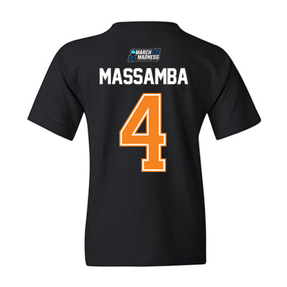 Tennessee - NCAA Men's Basketball : Clarence Massamba - NCAA® March Madness® 2026 Youth T-Shirt-1