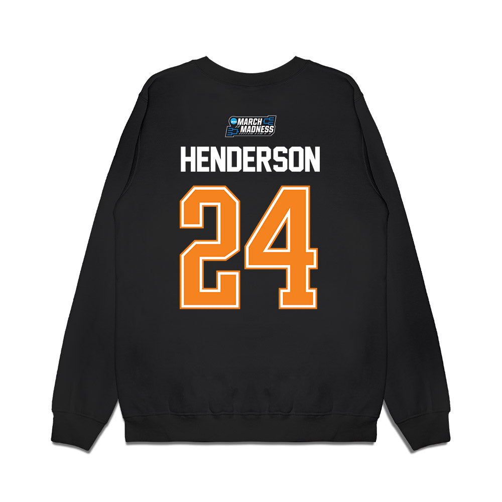 Tennessee - NCAA Men's Basketball : Troy Henderson - March Madness Shersey Premium Crewneck Sweatshirt-1