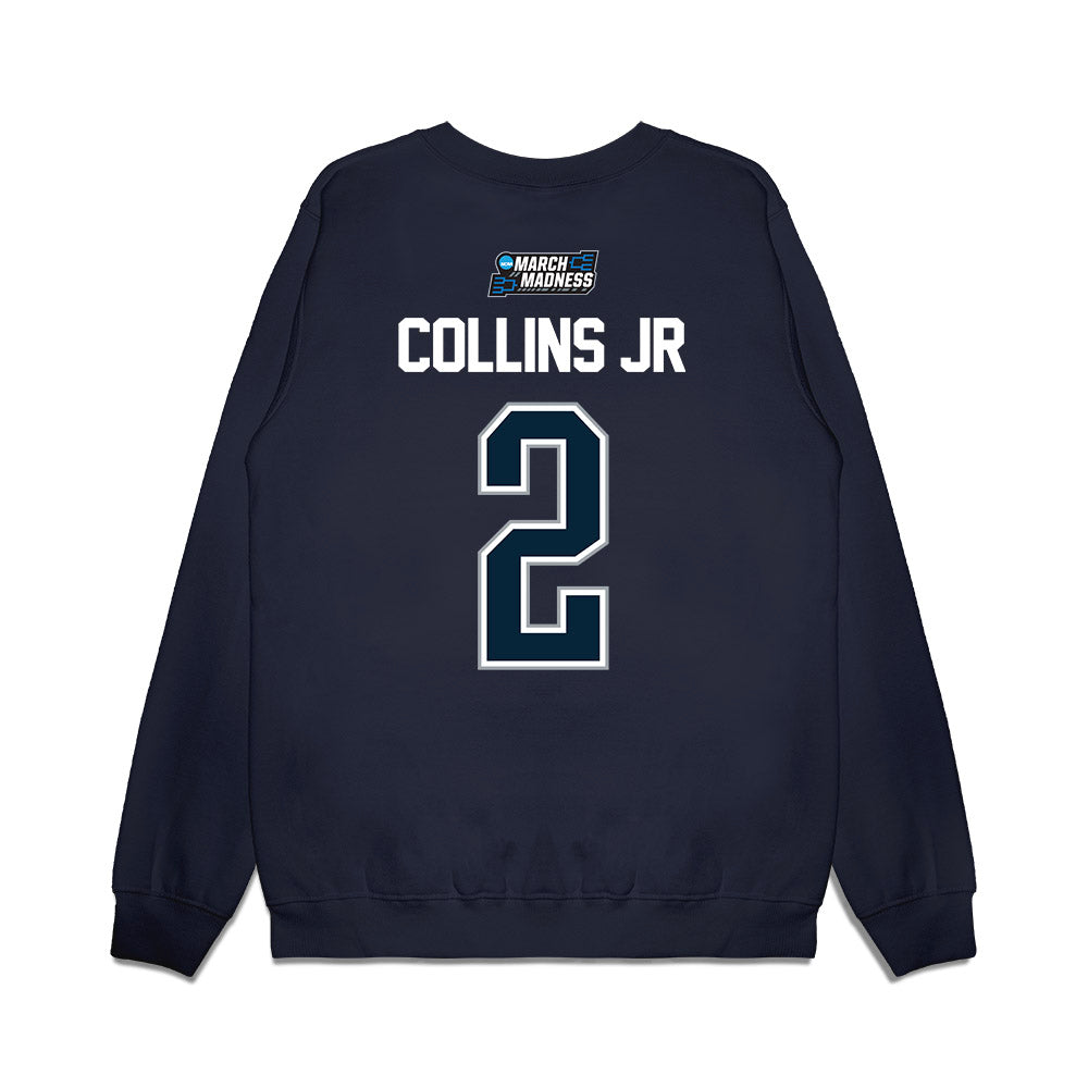 Utah State - NCAA Men's Basketball : Mj Collins Jr - NCAA® March Madness® 2026 Premium Crewneck Sweatshirt-1