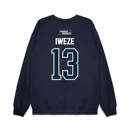 Utah State - NCAA Men's Basketball : David Iweze - NCAA® March Madness® 2026 Premium Crewneck Sweatshirt-1