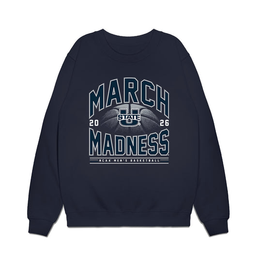 Utah State - NCAA Men's Basketball : Brayden Boe - NCAA® March Madness® 2026 Premium Crewneck Sweatshirt-0