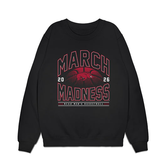 Arkansas - NCAA Men's Basketball : Malique Ewin - NCAA® March Madness® 2026 Premium Crewneck Sweatshirt-0