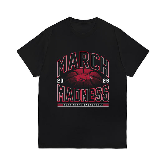 Arkansas - NCAA Men's Basketball : Amere Brown - NCAA® March Madness® 2026 Comfort Colors T-Shirt-0