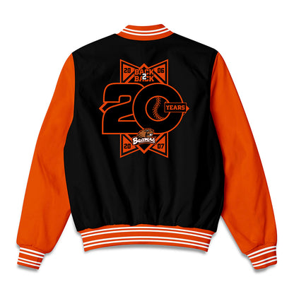 Oregon State - NCAA Baseball : Calvin Gregory - 20th Anniversary Bomber Jacket-1