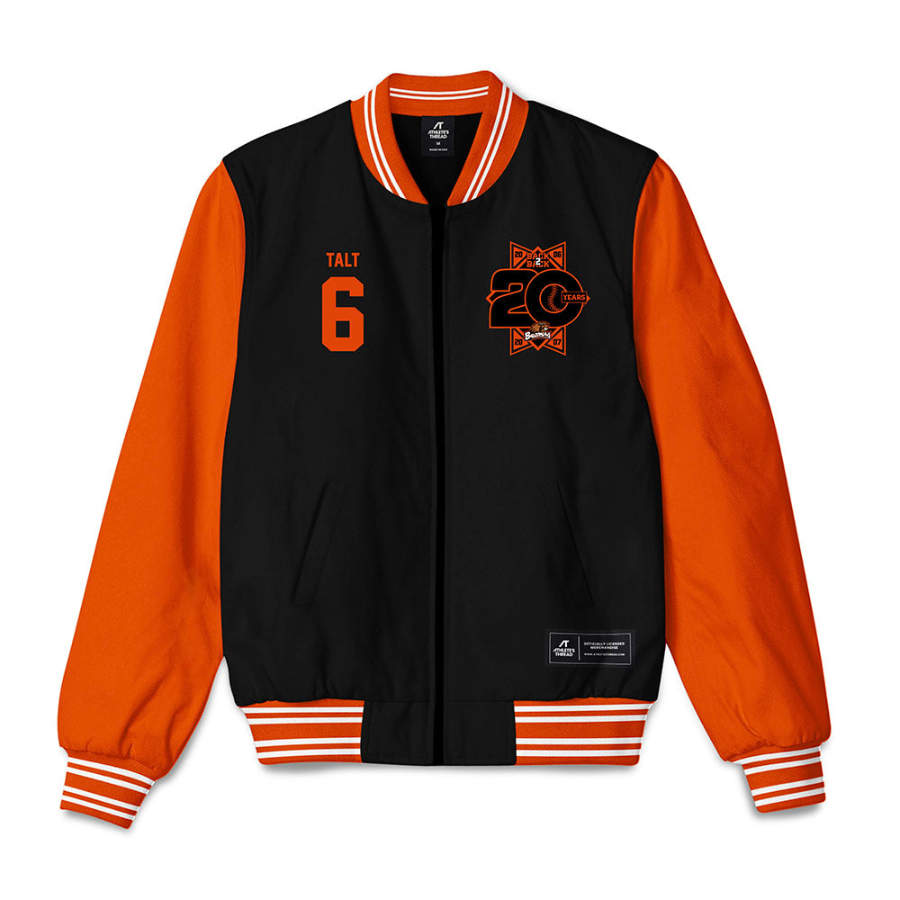 Oregon State - NCAA Baseball : Easton Talt - 20th Anniversary Bomber Jacket-0