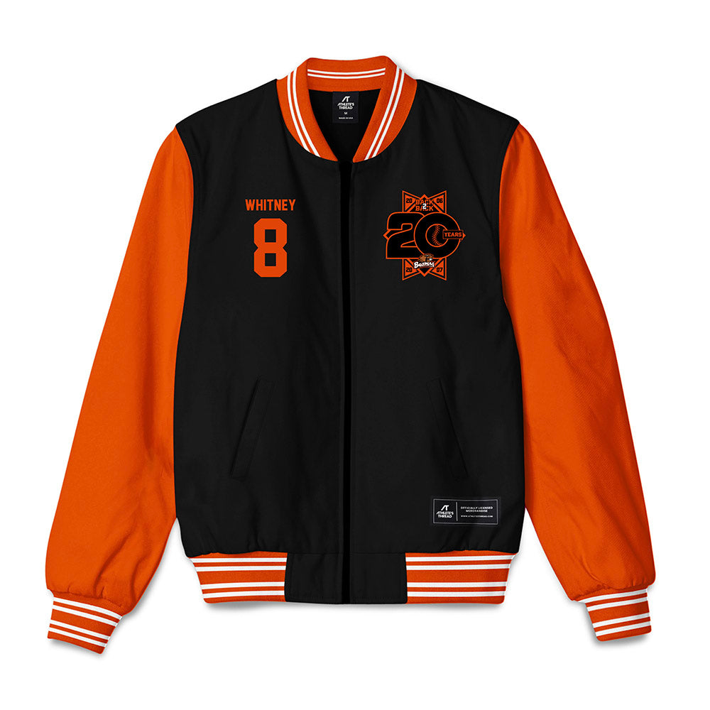 Oregon State - NCAA Baseball : Dax Whitney - 20th Anniversary Bomber Jacket-0