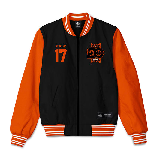 Oregon State - NCAA Baseball : Ethan Porter - 20th Anniversary Bomber Jacket-0