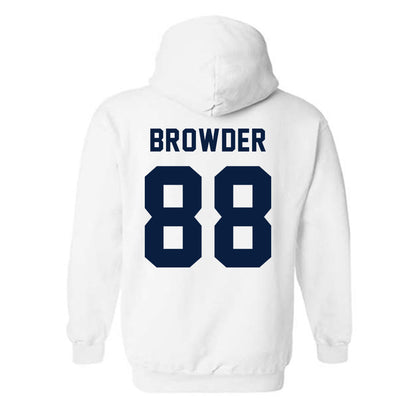 East Tennessee State - NCAA Football : Charlie Browder - Classic Shersey Hooded Sweatshirt-1