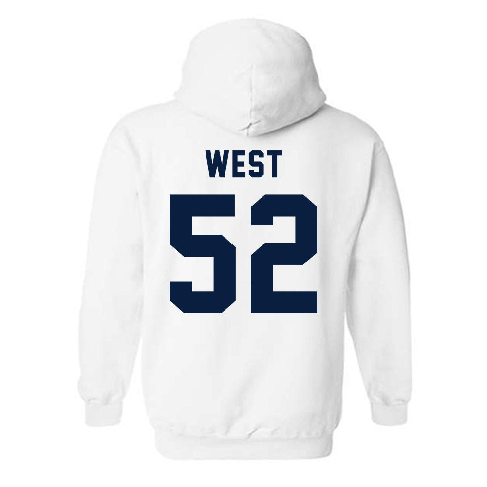 East Tennessee State - NCAA Football : Frank West - Classic Shersey Hooded Sweatshirt-1