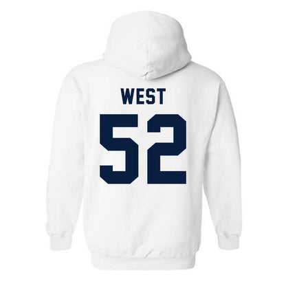 East Tennessee State - NCAA Football : Frank West - Classic Shersey Hooded Sweatshirt-1