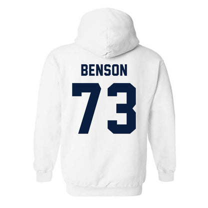 East Tennessee State - NCAA Football : Joshua Benson - Classic Shersey Hooded Sweatshirt-1