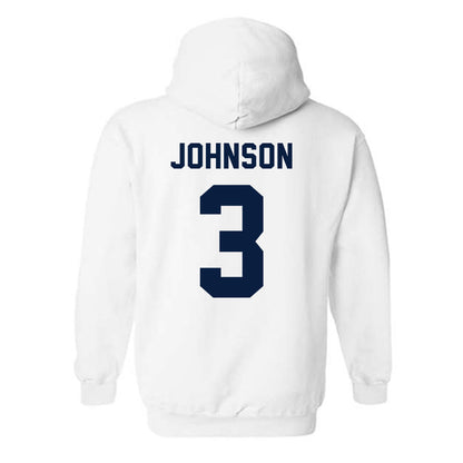 East Tennessee State - NCAA Football : Jarvis Johnson - Classic Shersey Hooded Sweatshirt-1