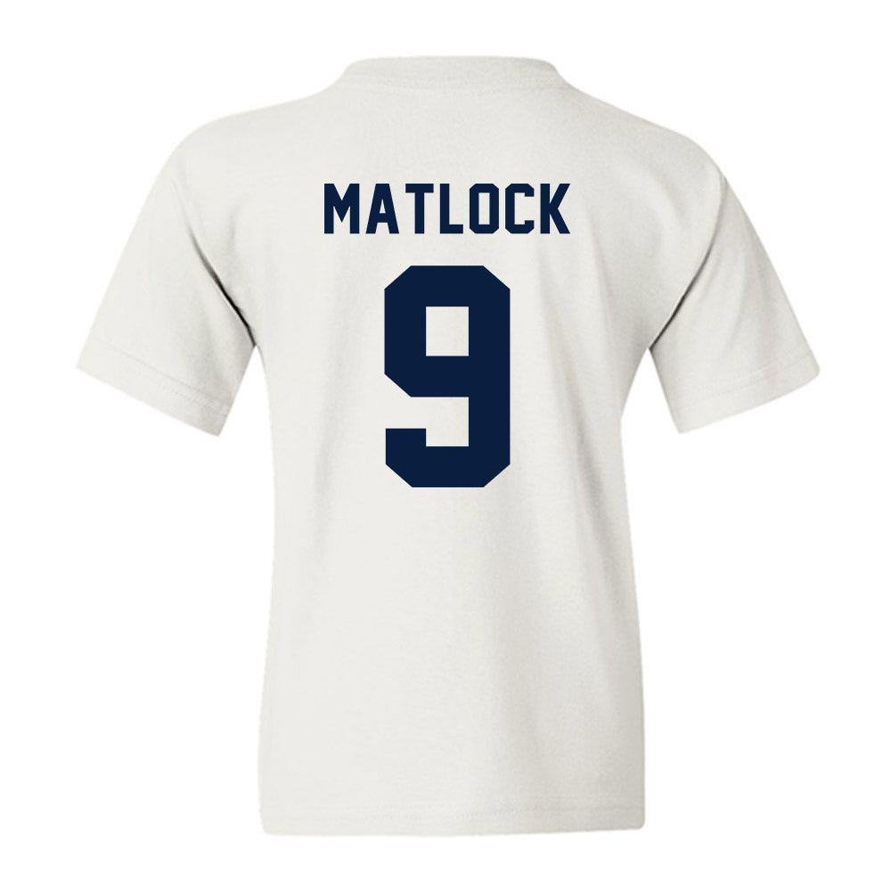 East Tennessee State - NCAA Baseball : Luke Matlock - Classic Shersey Youth T-Shirt-1