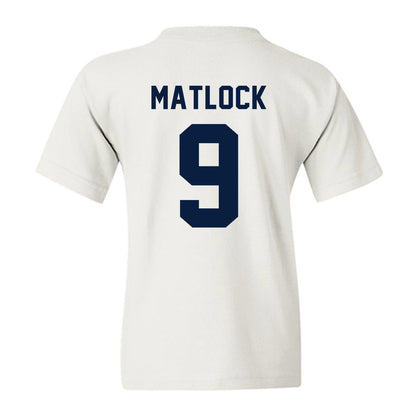 East Tennessee State - NCAA Baseball : Luke Matlock - Classic Shersey Youth T-Shirt-1