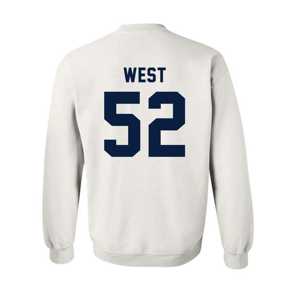East Tennessee State - NCAA Football : Frank West - Classic Shersey Crewneck Sweatshirt-1