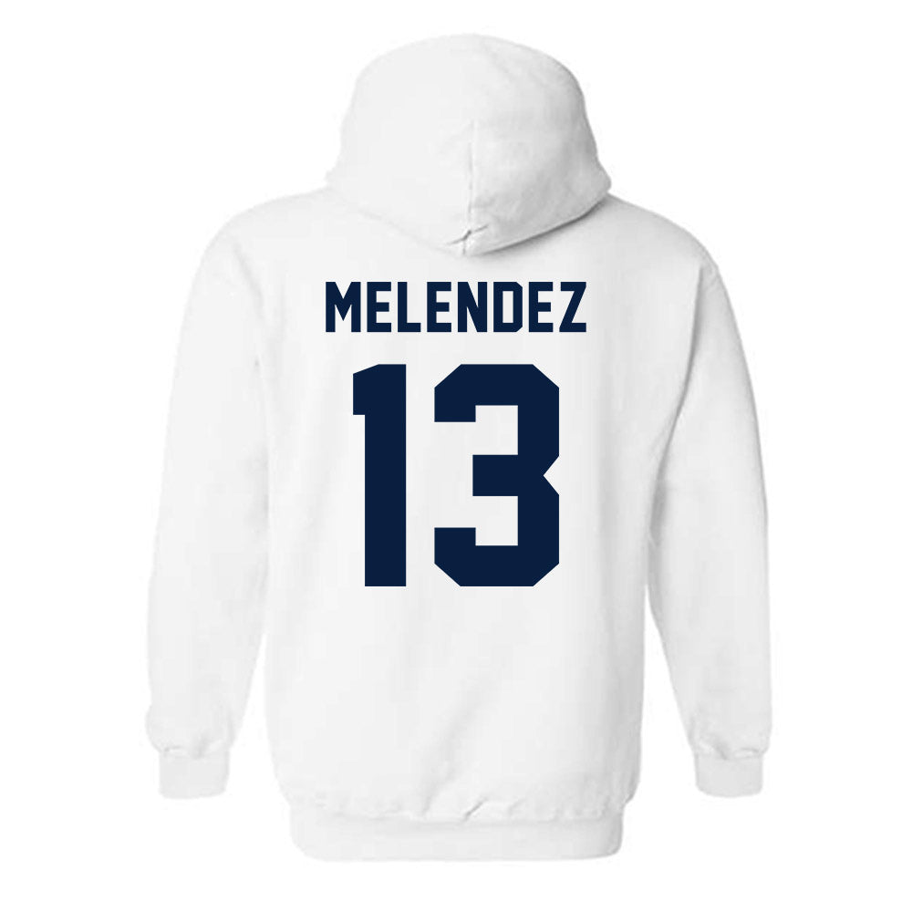 East Tennessee State - NCAA Baseball : Axel Melendez - Classic Shersey Hooded Sweatshirt-1
