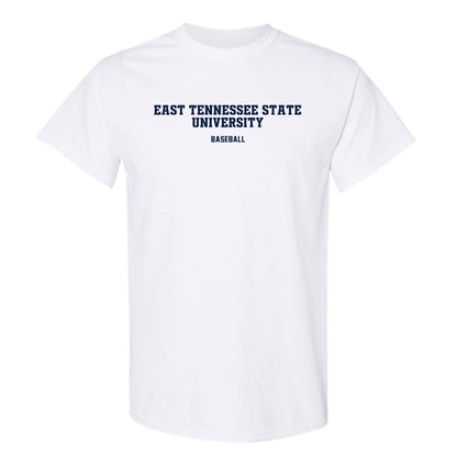 East Tennessee State - NCAA Baseball : Mason Ault - Classic Shersey T-Shirt-0