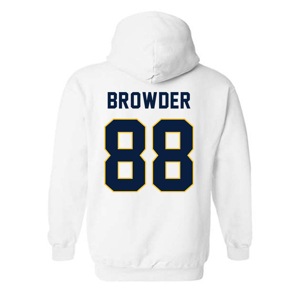 East Tennessee State - NCAA Football : Charlie Browder - Classic Shersey Hooded Sweatshirt-1