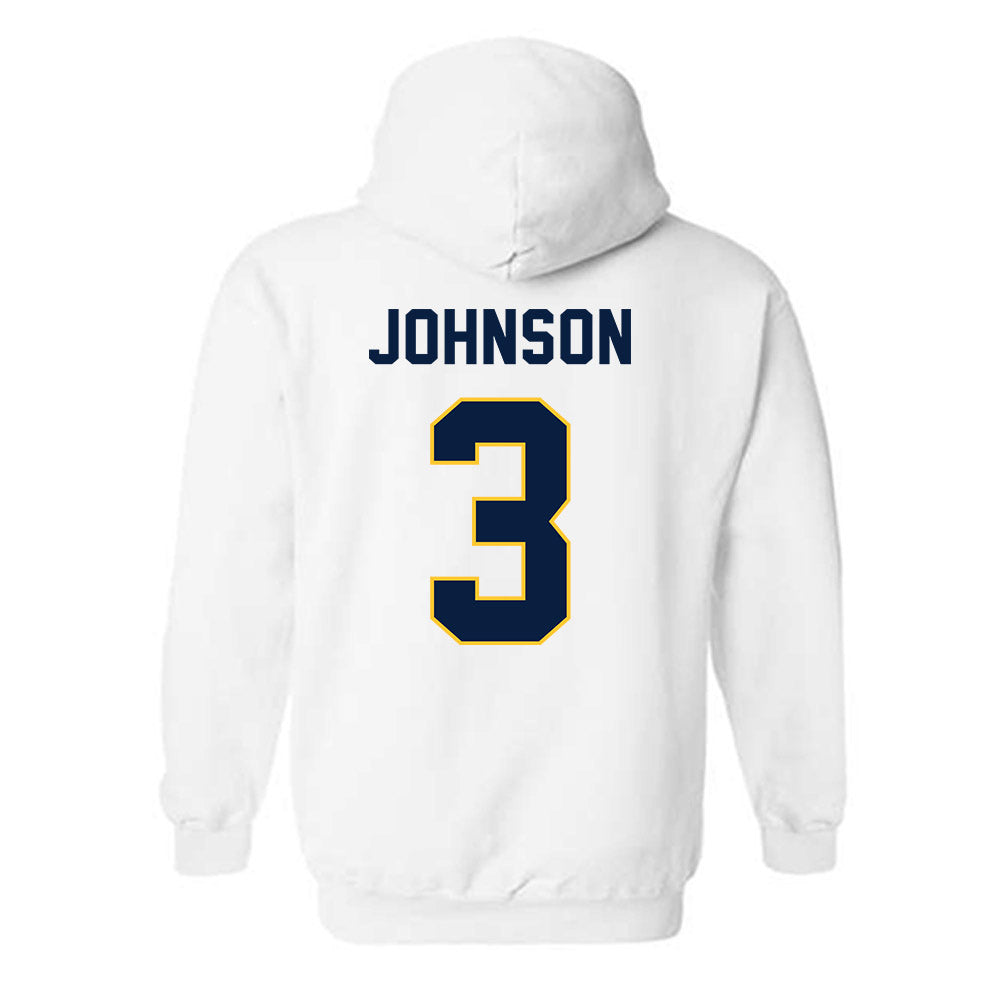 East Tennessee State - NCAA Football : Jarvis Johnson - Classic Shersey Hooded Sweatshirt-1