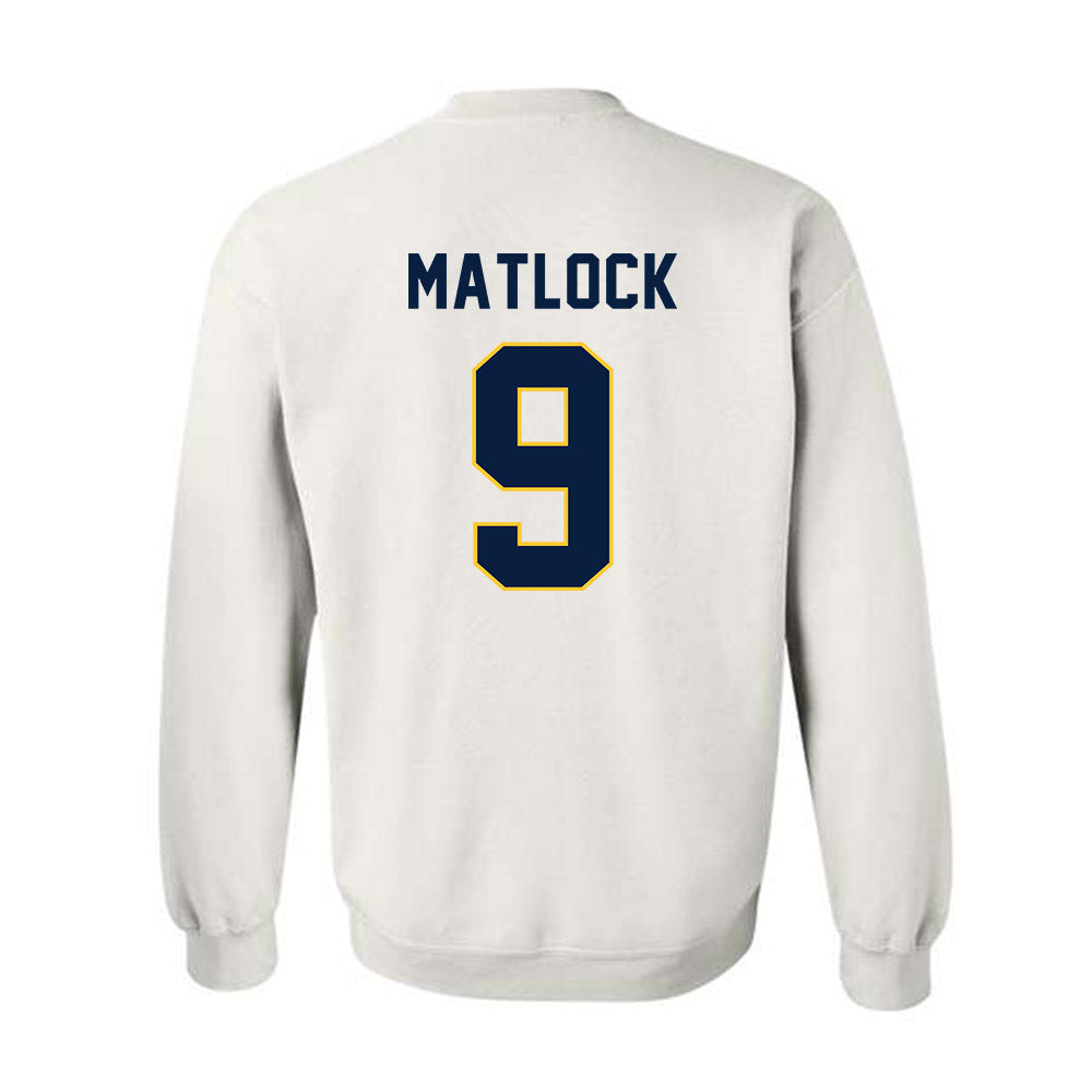 East Tennessee State - NCAA Baseball : Luke Matlock - Classic Shersey Crewneck Sweatshirt-1