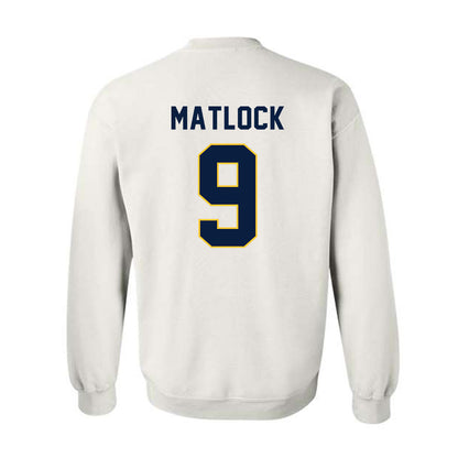 East Tennessee State - NCAA Baseball : Luke Matlock - Classic Shersey Crewneck Sweatshirt-1