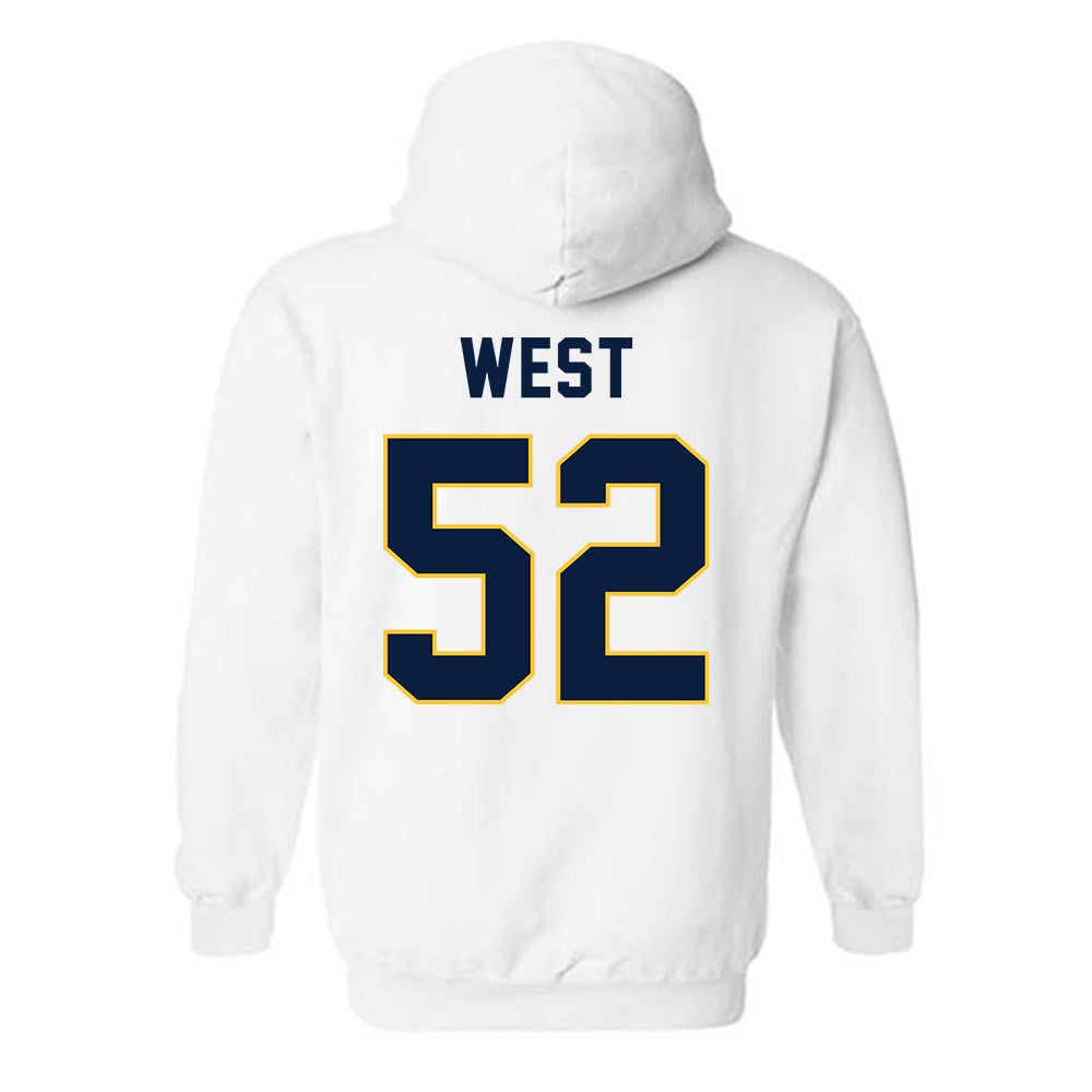East Tennessee State - NCAA Football : Frank West - Classic Shersey Hooded Sweatshirt-1