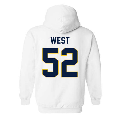 East Tennessee State - NCAA Football : Frank West - Classic Shersey Hooded Sweatshirt-1