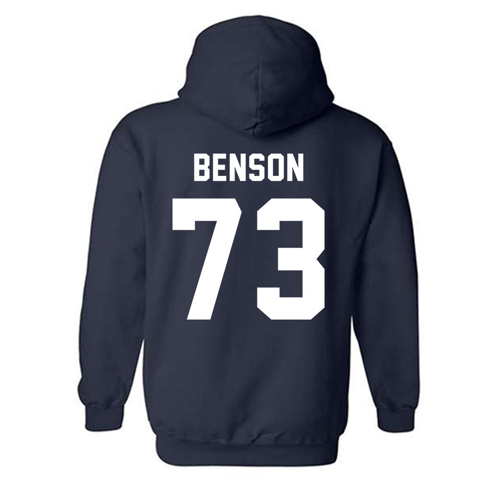 East Tennessee State - NCAA Football : Joshua Benson - Classic Shersey Hooded Sweatshirt-1