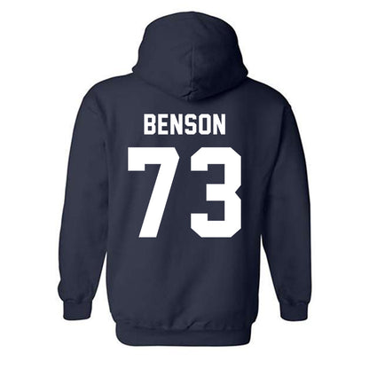 East Tennessee State - NCAA Football : Joshua Benson - Classic Shersey Hooded Sweatshirt-1