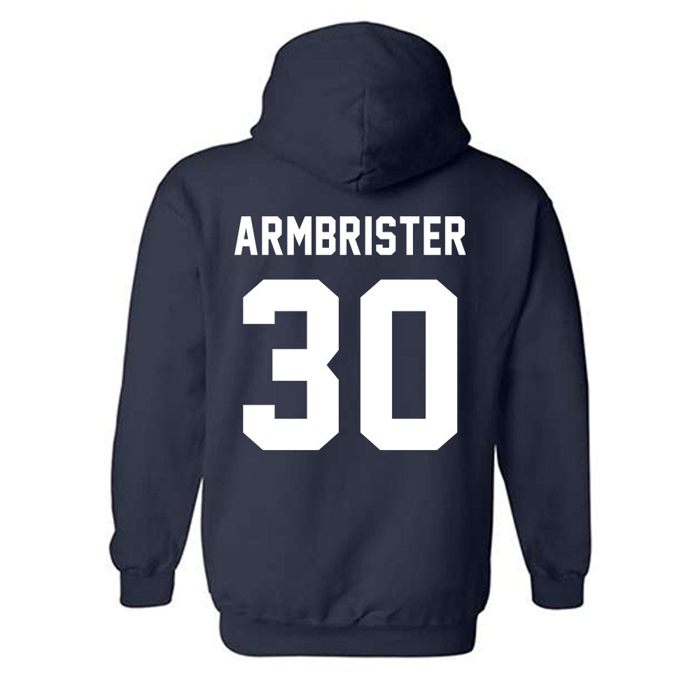 East Tennessee State - NCAA Football : Drew Armbrister - Classic Shersey Hooded Sweatshirt-1