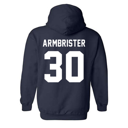 East Tennessee State - NCAA Football : Drew Armbrister - Classic Shersey Hooded Sweatshirt-1